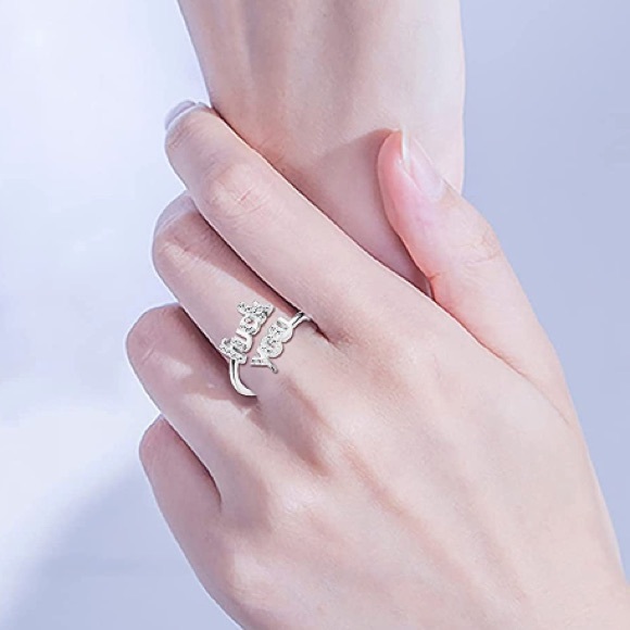 Gold or Silver Adjustable Statement Ring - Picture 6 of 7